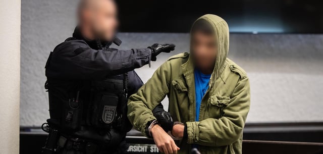 Der 26-Jährige im Dezember vor Gericht