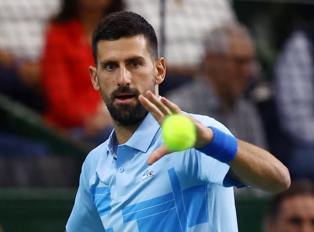 Tennis - Exhibition - Juan Martin del Potro v Novak Djokovic - Estadio Mary Teran de Weiss, Buenos Aires, Argentina - December 1, 2024 Serbia's Novak Djokovic in action during an exhibition match REUTERS/Agustin Marcarian/File Photo