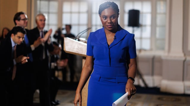 Kemi Badenoch said she wants to learn from Donald Trump and praised his decision to ban transgender women from female sports