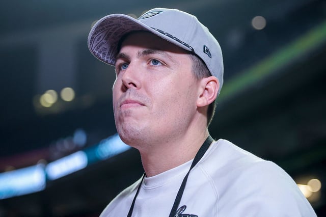 Kellen Moore on Feb. 3 in New Orleans.