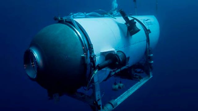 OceanGate, the company that owned the submersible that fatally imploded on its way to explore the wreck of the Titanic said Thursday, July 6, 2023 it has suspended operations. (OceanGate Expeditions via AP, File)