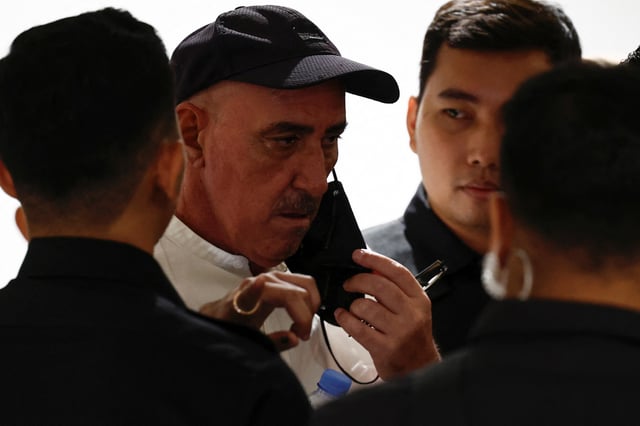 Serge Atlaoui à Tangerang près de Jakarta en Indonésie, le 4 février 2025.