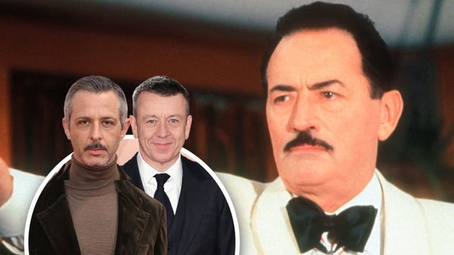 The 1978 movie 'The Boys From Brazil' starring Gregory Peck and (inset) Jeremy Strong and Peter Morgan