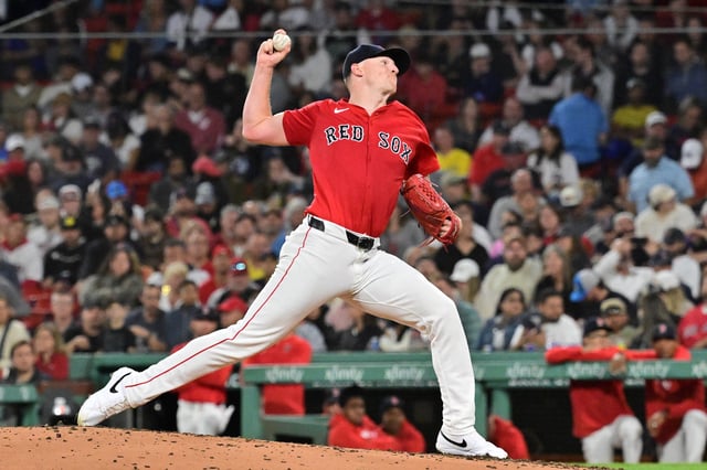 Sep 27, 2024; Boston, Massachusetts, USA; Boston Red Sox starting pitcher Nick Pivetta (37) pitches against the Tampa Bay Rays during fourth inning at Fenway Park. Mandatory Credit: Eric Canha-Imagn Images/File Photo