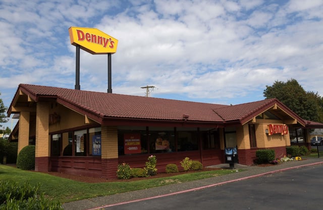 General overall view of Denny's diner at 17206 Pacific Hwy S., in SeaTac, Wash., Thursday, Aug. 30, 2018.