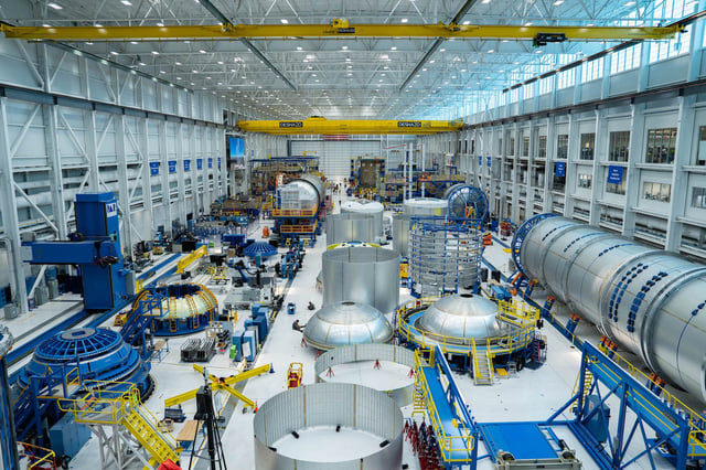 Blue Origin's New Glenn factory in Florida.