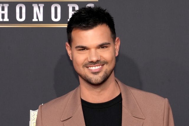 Taylor Lautner attends the 13th Annual NFL Honors at Resorts World Theatre in Las Vegas, Nevada.