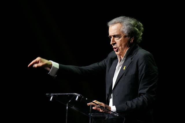 Le philosophe et écrivain français Bernard-Henri Lévy à Paris, le 7 octobre 2024.