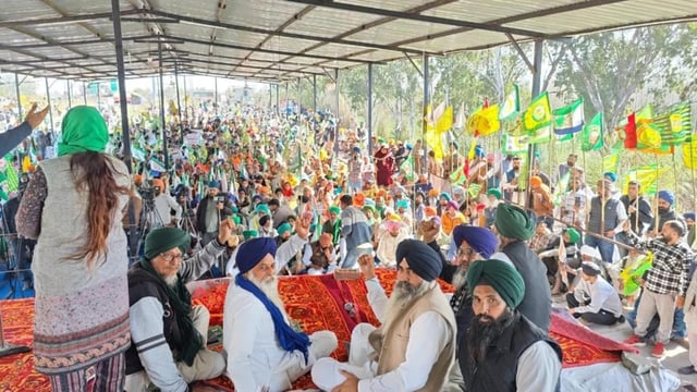Four rounds of meetings had taken place between the Central ministers and protesting farmers on February 8, 12, 15 and 18 last year, but talks had remained inconclusive. (HT Photo)