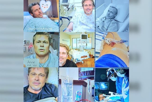 Image posted by the account The Oscar Race on X shows a collection of AI imagery, used to scam a 53-year-old woman into thinking that she was dating Brad Pitt. According to reports, she was scammed into giving $850k to a person pretending to be Brad Pitt.