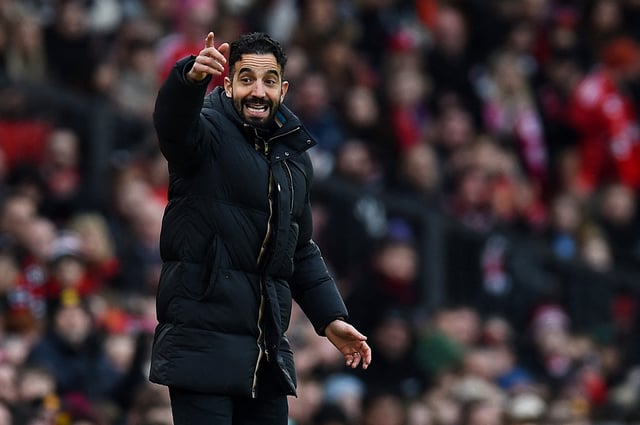 Soccer Football - Premier League - Manchester United v Crystal Palace - Old Trafford, Manchester, Britain - February 2, 2025 Manchester United manager Ruben Amorim reacts REUTERS/Peter Powell/ File Photo
