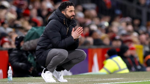 Amorim, pictured, and Postecoglou have endured similar seasons of frustration