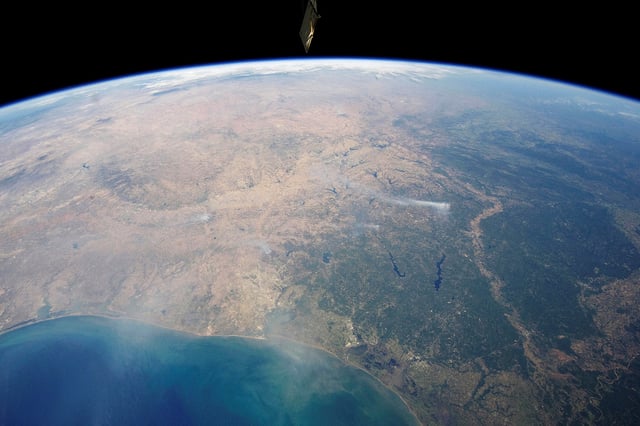 A panoramic view of Earth taken by astronauts aboard the International Space Station (ISS), showing east-central Texas on September 6, 2011 REUTERS/Nasa Earth Observatory/Handout/File Photo
