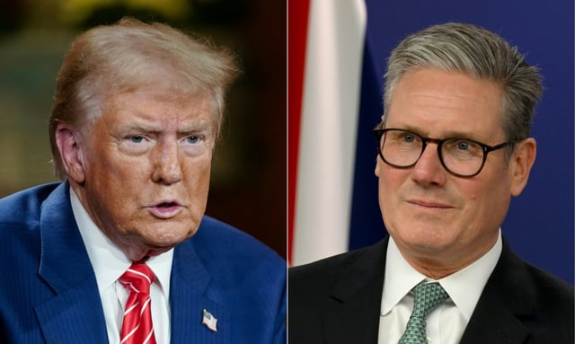 US President Donald Trump and UK Prime Minister Keir Starmer have discussed plans for the British leader to visit the United States