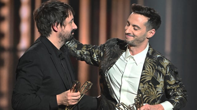 Victor Le Masne et Thomas Jolly ont reçu la Victoire du meilleur concert.