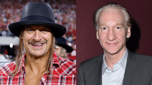 Kid Rock and Bill Maher