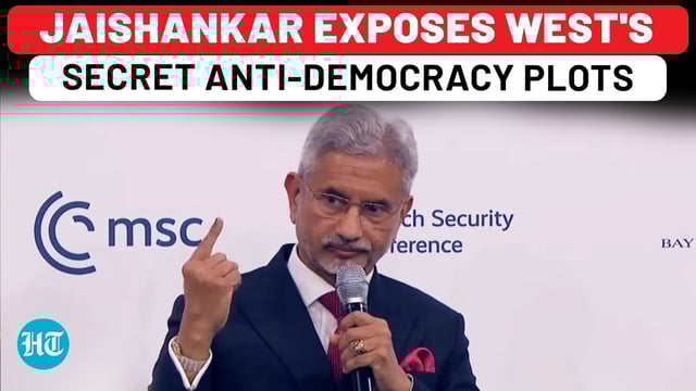 In Europe, Jaishankar Exposes West's Anti-Democracy Plots, Shows Finger To…