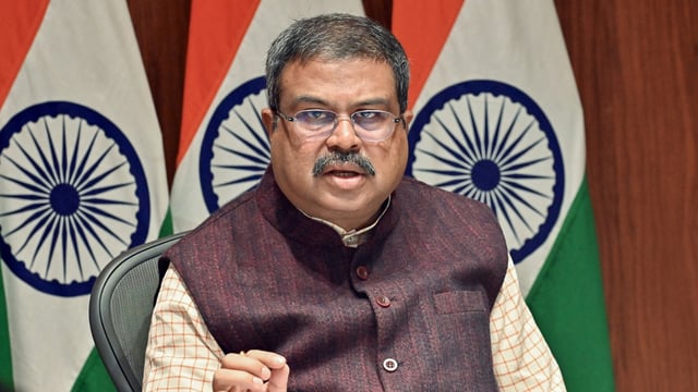 Union Education Minister Dharmendra Pradhan said that the Central government is committed to implementing National Education Policy. (ANI file photo/Sanjay Sharma)