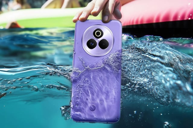 Realme P3 Pro 5G is available in Galaxy Purple (pictured), Nebula Glow, and Saturn Brown