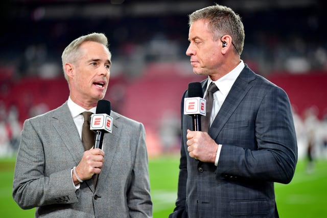Joe Buck and Troy Aikman both joined ESPN in 2022 to take over the announcing duties on "Monday Night Football."