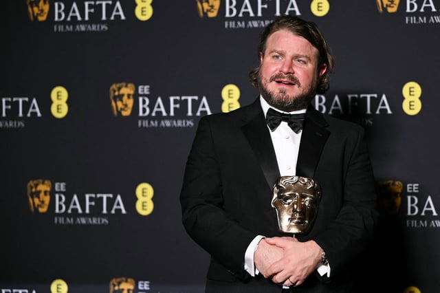 Brady Corbet attends the British Academy Film Awards on Feb. 16, 2025.