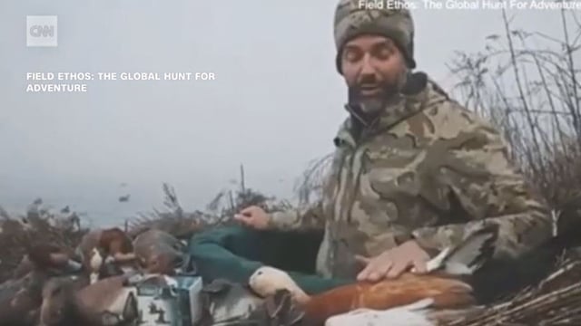 Donald Trump Jr was heard saying that the duck “was rather uncommon” for the area