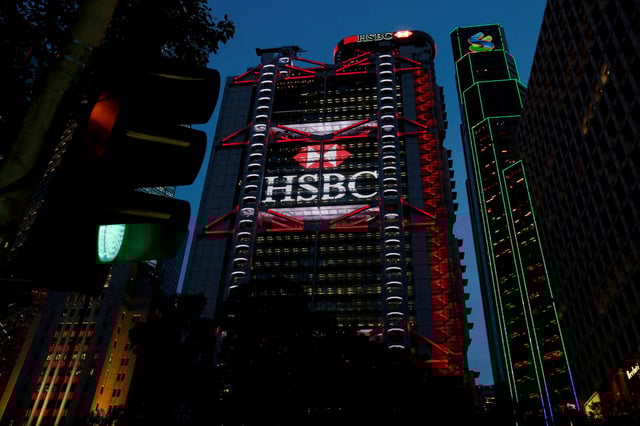 HSBC headquarters is seen at the financial Central district in Hong Kong, China, September 6, 2017. REUTERS/Bobby Yip/File Photo