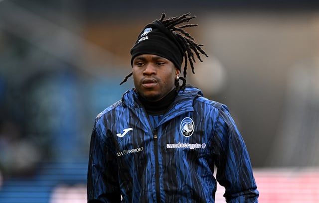 Soccer Football - Serie A - Udinese v Atalanta - Bluenergy Stadium, Udine, Italy - January 11, 2025 Atalanta's Ademola Lookman during warm up before the match REUTERS/Matteo Gribaudi/File Photo
