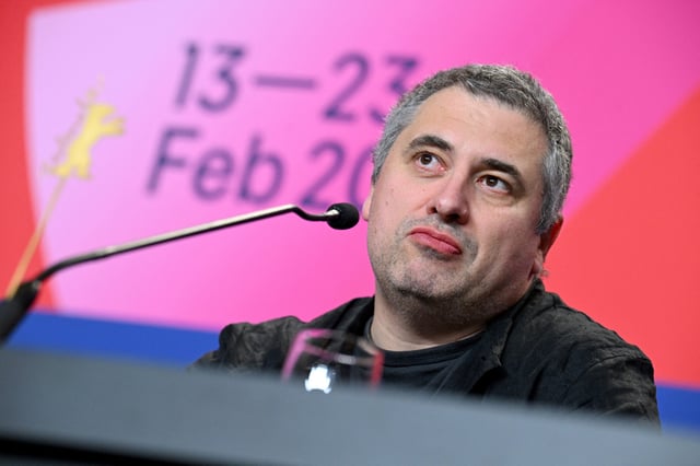 Director Radu Jude attends a press conference to promote the film 'Kontinental 25' at the 75th Berlinale International Film Festival in Berlin, Germany February 19, 2025. REUTERS/Annegret Hilse
