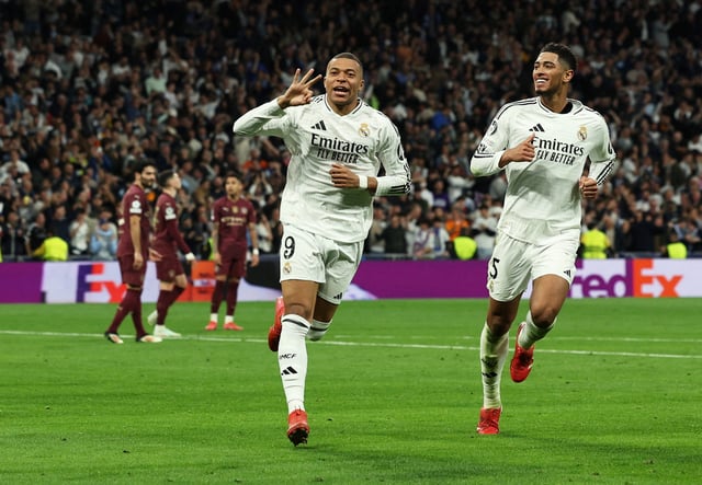 Mbappé, auteur d’un triplé.