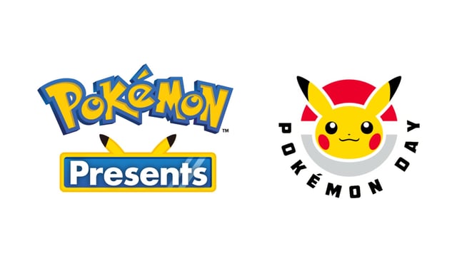 The Pokémon Presents logo and the Pokémon Day 2025 logo against a white background.