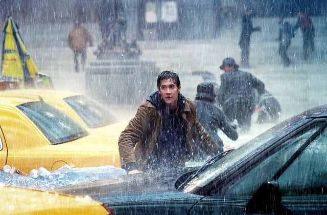 Jake Gyllenhaal in "The Day After Tomorrow" from 2004.