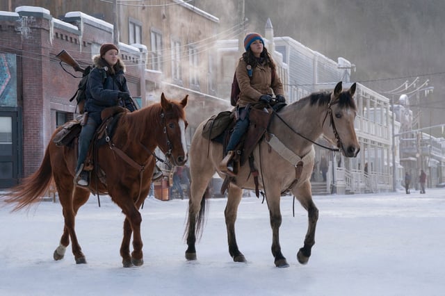 Bella Ramsey and Isabela Merced in "The Last of Us" Season 2.