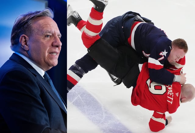 Legault calls Tkachuk brothers 'shameful' as hockey, politics clash for 4 Nations final