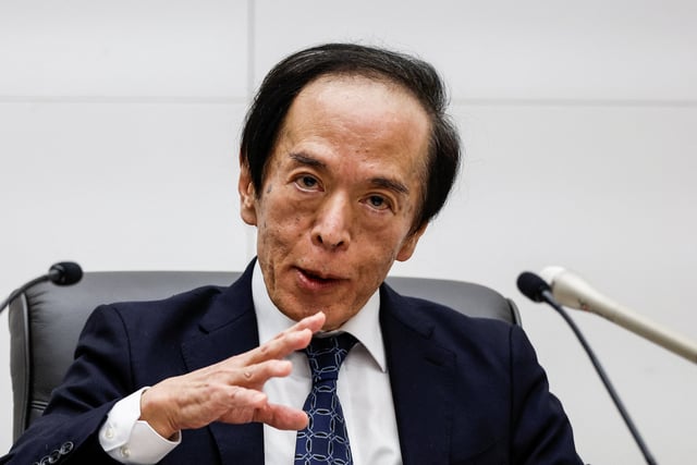 Bank of Japan Governor Kazuo Ueda speaks as he attends a press conference after its policy meeting in Tokyo, Japan, October 31, 2024. REUTERS/Kim Kyung-Hoon/File Photo