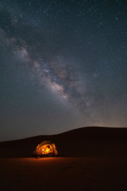An avid photographer, Sami looks for remote places where she can see features like the Milky Way.