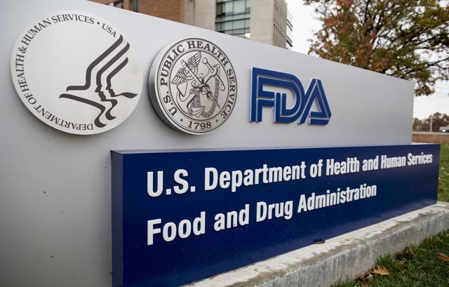 File photo of the outside of the Food and Drug Administration headquarters is seen in White Oak, Md., on Monday, November 9, 2015