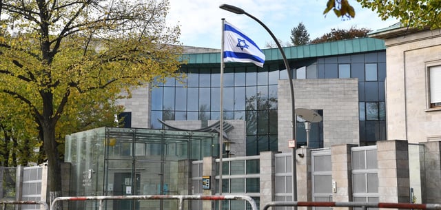 Das mutmaßliche Anschlagsziel des 18-Jährigen: Die israelische Botschaft in Berlin
