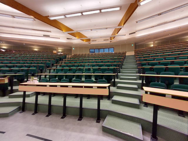 Des travaux ont été nécessaires dans l'ancienne faculté de droit, dans le centre de Vannes, en vue de la tenue du procès.