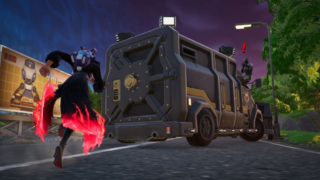 Fortnite van back