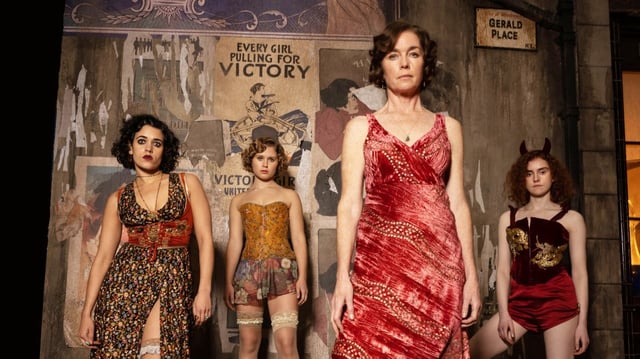 From left: Umi Myers. Eliza Scanlen, Julianne Nicholson and Eilidh Fisher in Dope Girls