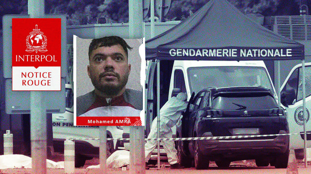 Mohamed Amra est recherché depuis son évasion lors du braquage mortel de son fourgon pénitentiaire, à Incarville, dans l'Eure, le 14 mai.
