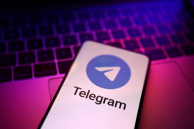 Telegram app logo is seen in this illustration taken, August 27, 2024. REUTERS/Dado Ruvic/Illustration/File Photo