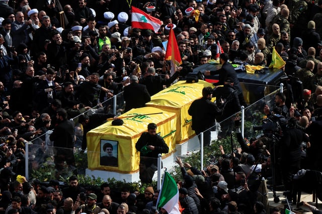 Liban : des dizaines de milliers de partisans du Hezbollah aux funérailles d’Hassan Nasrallah
