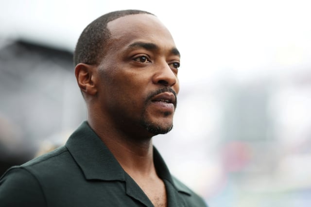 Actor Anthony Mackie plays the title role in Marvel and Disney's 'Captain America: Brave New World,' taking over from longtime 'Captain' Chris Evans