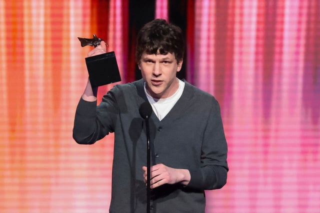 Jesse Eisenberg at the Film Independent Spirit Awards on Saturday in Los Angeles.