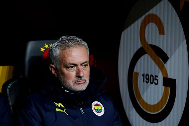 Soccer Football - Super Lig - Galatasaray v Fenerbahce - Rams Park, Istanbul, Turkey - February 24, 2025 Fenerbahce coach Jose Mourinho is seen before the match REUTERS/Umit Bektas