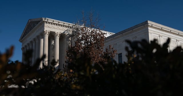 The Supreme Court building in Washington on Jan. 15, 2025.