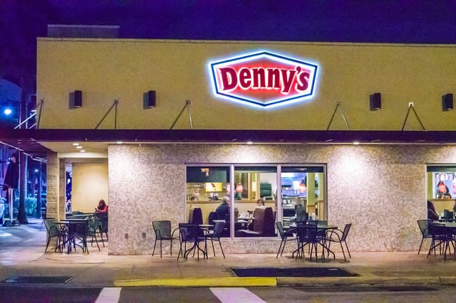 Miami Beach, Denny's restaurant.