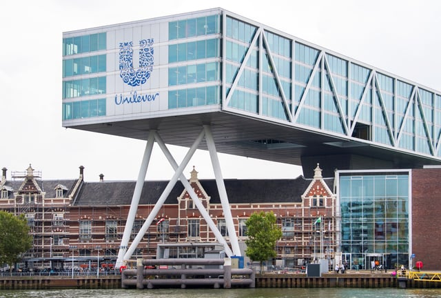 Unilever headquarters in Rotterdam, Netherlands August 21, 2018. REUTERS/Piroschka van de Wouw/File Photo